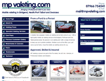 Tablet Screenshot of mpvaleting.com